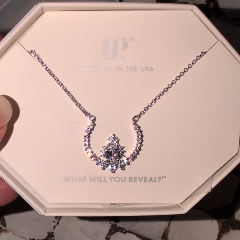 Bomb Party Rhodium Plated With Cubic Zirconia Diamonds NWT Beauty From Within